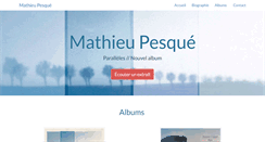 Desktop Screenshot of mathieu-pesque.com